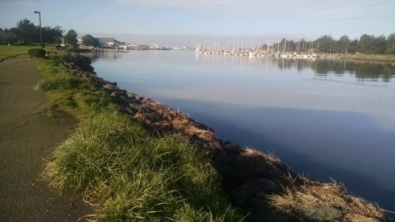 Just two miles to go when you see this view!